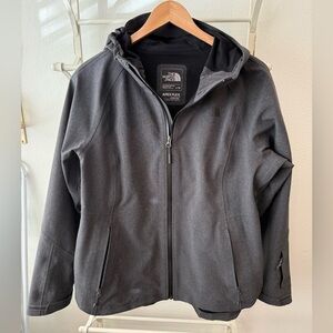 Grey raincoat from The North Face